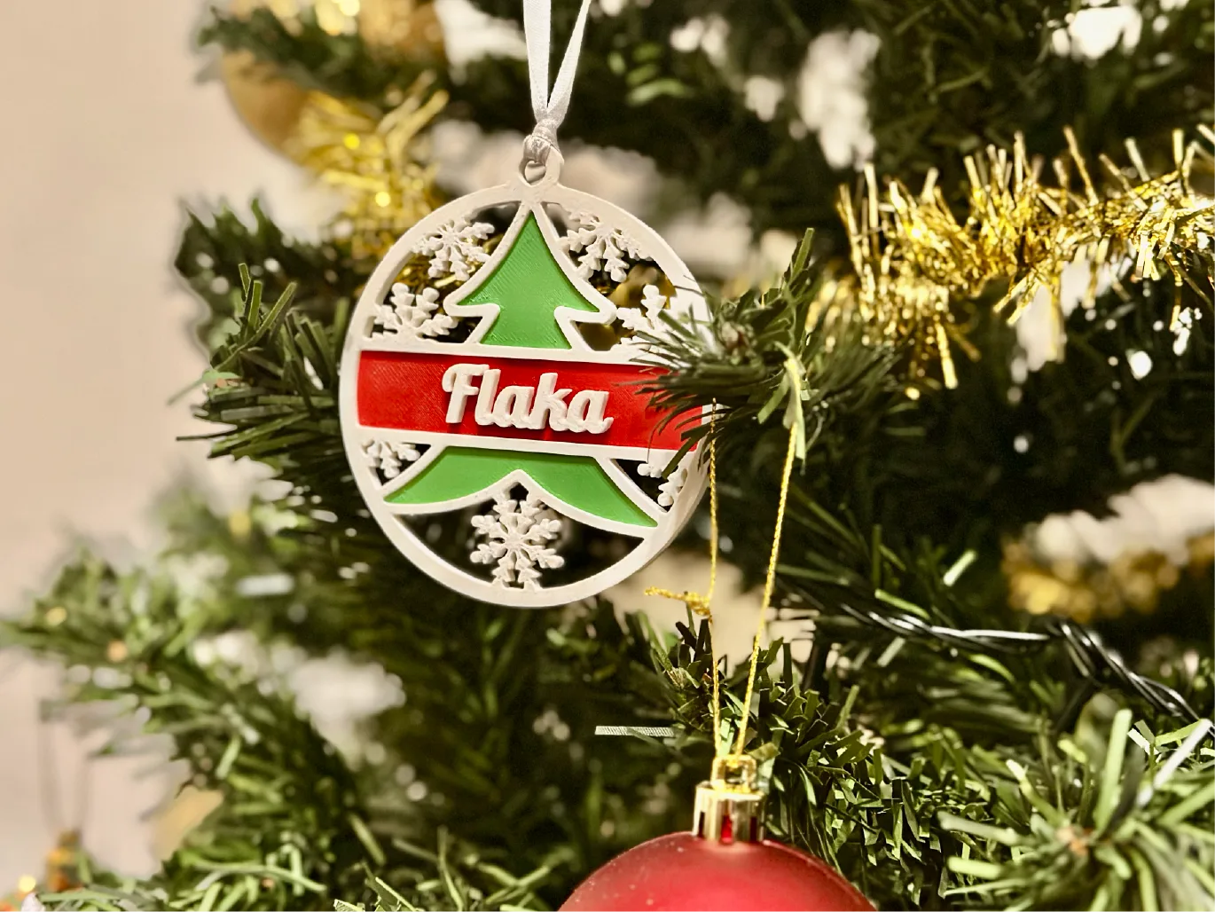 Ornament festiv me emër 4